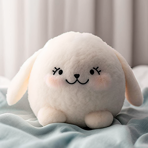 Greenmart Porte-clés Mouton de Pâques unisexe GRS Polyester Recyclé GOTS Jouet Doux PP Coton Rempli Animal en Peluche Cadeau pour Enfants - Product Image 6