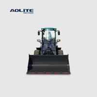 AOLITE E620 CE Caricatore Frontale Compatto Elettrico a Batteria Idraulico per Tutti i Terreni, Mini Articolato per Costruzioni e Agricoltura