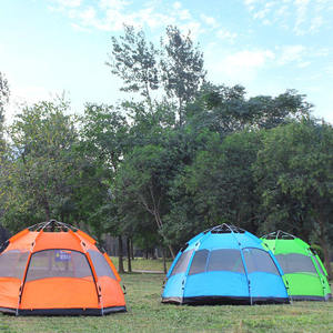 Tente de camping dôme pliable automatique imperméable double couche en tissu 190T avec revêtement argenté pour trois saisons, 1-2 personnes - Offre Spéciale - Product Image 3