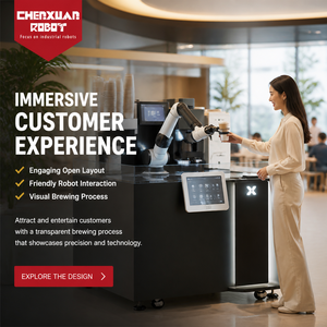 Offre Spéciale <span class=keywords><strong>Robot</strong></span> personnalisé intelligent café Barista <span class=keywords><strong>Robot</strong></span> bras automatique Latte Maker collaboration Cobot pour café et <span class=keywords><strong>restaurant</strong></span> - Product Image 4