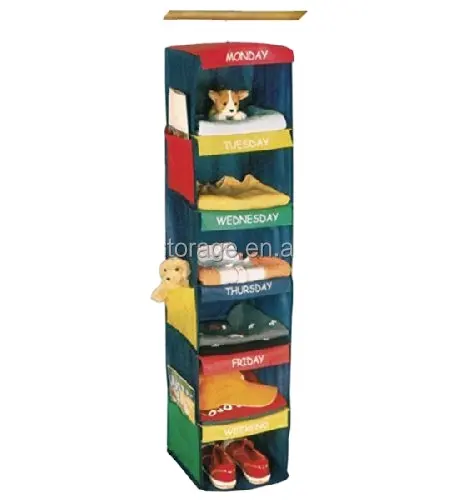 Đầy Màu Sắc Trẻ Em Quần Áo Treo Closet Organizer