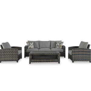 طقم أثاث من الخوص المقاوم للماء من الخيزران الهندي بتصميم حديث ، طقم محادثة خارجية للحديقة من الخوص بتصميم عصري - Product Image 4