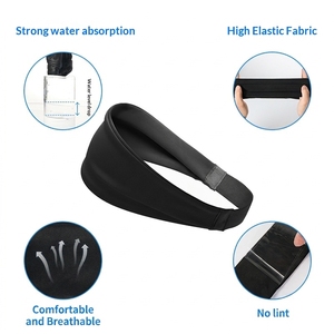 Banda Deportiva para la Cabeza Absorbente de Humedad, Antideslizante, Elástica, para Yoga, Running, Fitness, Secado Rápido, para Hombres y Mujeres - Product Image 2