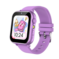 Kinder-Smartwatch-Telefon für Mädchen und Jungen mit Schrittzähler, Fitness-Tracker, Touch-IPS-Kamera, Silikonarmband, Kalender, Anti-Verlust-Alarm und Wecker