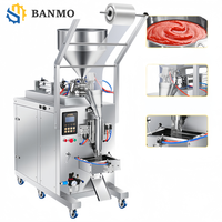 Máquina Empacadora Vertical Automática BANMO VFFS, Máquina Integrada de Llenado y Sellado Continuo de Bolsas con Tolva Mezcladora