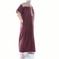Thobes Al Dafa pour hommes, vêtements musulmans de style Qatar, robes islamiques, vente en gros, pas cher, thobe abaya pour hommes