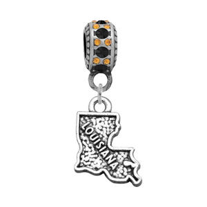 Liontin simbol <span class=keywords><strong>Louisiana</strong></span> peta negara Souvenir Souvenir hadiah perhiasan indah kualitas bagus - Product Image 1