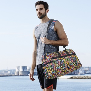 Custom Logo Travel Equipment Unisex Multi-function Water Resistant Gym Bag Duffel Bag Sport Overnight Bag - Product Image 5