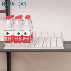 Novaday détail <span class=keywords><strong>étagère</strong></span> rouleau piste en bouteille boisson poussoir <span class=keywords><strong>étagère</strong></span> rouleau système <span class=keywords><strong>de</strong></span> piste pour supermarché <span class=keywords><strong>étagère</strong></span> - Product Image 3