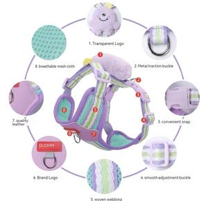 Arnés de pecho para perro, modelo nuevo, con muñeco desmontable, correa de tela de red transpirable para uso en exteriores - Product Image 2