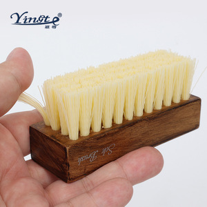 Yinste <b>Shoe</b> Cleaning Brush Pig Hair Wooden Handle Multi <b>Functional</b> Stain Removal Brush - Product Image 3