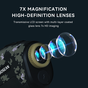 Bosian gồ ghề lĩnh vực Hoang Dã quang học thiết bị khoảng cách mét săn bắn Rangefinder Laser ngụy trang không thấm nước - Product Image 2