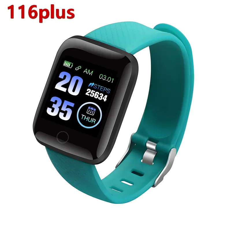 Akıllı saat 116 artı Y68 D20 bilek bandı bilezik kan basıncı spor bileklik spor a6s smartwatch