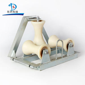 Poulie d'angle à trois roues pour câble, courroie plate, courroie trapézoïdale, courroie crantée, en acier, avec roue en nylon ou en aluminium - Product Image 5