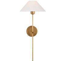 Lampe murale LED de style américain en cuivre, best-seller transfrontalier, lumière chaude pour chambre à coucher, chevet, couloir