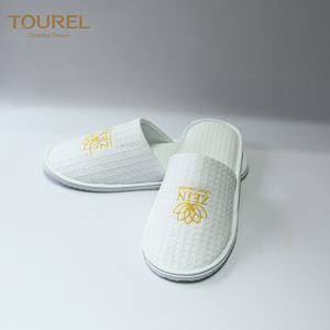<span class=keywords><strong>Blanco</strong></span> grande de baño de <span class=keywords><strong>Hotel</strong></span> hombres Spa Anti-slip de baño cuerda zapatillas - Product Image 5