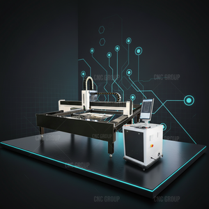Nouvelle machine de découpe laser à fibre mini amovible de haute qualité avec moteur, support IA, refroidissement par eau, 3 axes, haute précision - Product Image 1