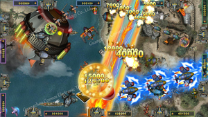 2 4 6 שחקנים רב לעמוד על ארקייד משחק דגים שולחן הכתה אוויר 2 ערכת משחק יריות לוח משחק - Product Image 3