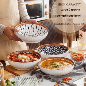 Offre Spéciale – Bol en Céramique Chinoise Rétro de 4,5 Pouces avec Motif Végétal Vieilli et Glaçure Colorée, Idéal pour Desserts, Riz et Cadeaux - Product Image 3