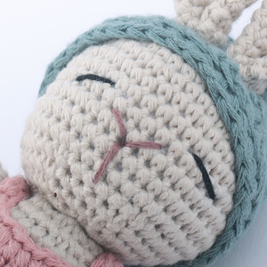 Baby <b>Gift</b> Crocheted Bunny Amigurumi Toys Handmade Rabbit Stuffed Doll for <b>Easter</b> Baby Comfort Doll Soft Plush Toys - Product Image 4