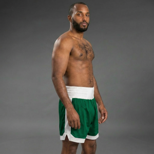 Shorts de boxe avec coutures durables et tissu flexible pour l'entraînement et la pratique du combat - Product Image 3