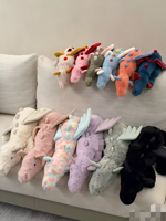 Peluche en coton biologique Jelly Cat, Dragon du Ciel et Dragon des Neiges, poupée en peluche Dragon Fluffy et Duskrise, rembourrage en PP