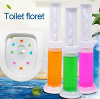 AJYF Désodorisant WC jetable écologique, nettoyant en gel parfumé en forme de petite fleur