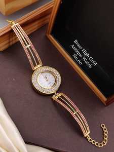 Nouvelle montre de luxe pour femmes à la mode avec une conception de montres de bijoux en diamant dame brillante élégante pour les filles - Product Image 4