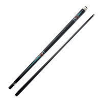 Queue de billard de qualité professionnelle CT Sales Factory, 1/2 pièce, en fibre de carbone haute technologie, fabriquée à la main, avec joint Uni-lock