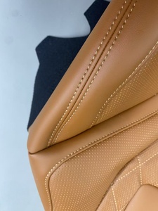 Fundas de Asiento de Alta Calidad para Mercedes-Benz W222 y W223, Reemplazadas con Cuero Vacuno Norteamericano Marrón, Venta al Por Mayor de Fábrica - Product Image 5