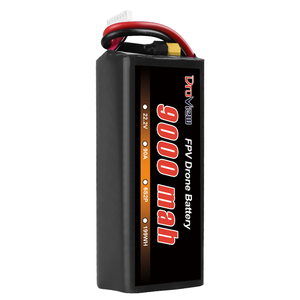 סוללת droview l-<span class=keywords><strong>ion</strong></span> 9000mah 6s1p 22.2v 70c <span class=keywords><strong>li</strong></span>-פולימר ליתיום ליפו פולימר ליתיום lipo חבילות סוללה ל 7 אינץ 10 אינץ 'rc fpv - Product Image 2