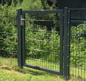 Hot Bán Kim Loại Sân Hàng Rào Mới Lạ Cửa Cổng Nướng Thiết Kế Thợ Thủ Công Phong Cách Thép Mạ Kẽm An Ninh Vườn 3D Mô Hình Có Sẵn - Product Image 3