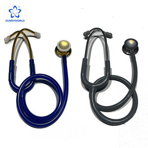 Stéthoscope médical double tête pour infirmières, enfants et adultes, avec accessoires et étui de transport - Product Image 1