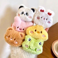 Modische Plüschtier-Broschen für Kinderkleidung, Schuhe, Socken, Accessoires, Hüte, Clogs, Dekorative Schuhschnallen, Willkommensgeschenke