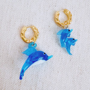 Pendientes de Delfines Mamá y Bebé - Product Image 6