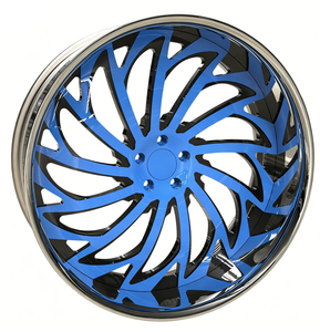 Jantes forgées sur mesure Corleone 23/24/26/28/30 pouces, <span class=keywords><strong>5</strong></span> branches chromées, finition personnalisable pour <span class=keywords><strong>5</strong></span>, <span class=keywords><strong>6</strong></span> ou 8 trous - Product Image 6
