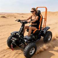 Nouveau design, kart tout-terrain à 4 moteurs, batterie au lithium 60V, scooter électrique tout-terrain pour adultes, pour personnes corpulentes, vélo électrique