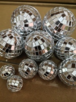 Décorations de gâteau boule disco, ensemble de décoration de gâteau sur le thème des boules de Noël disco avec des boules miroir, fournitures pour fête d'anniversaire
