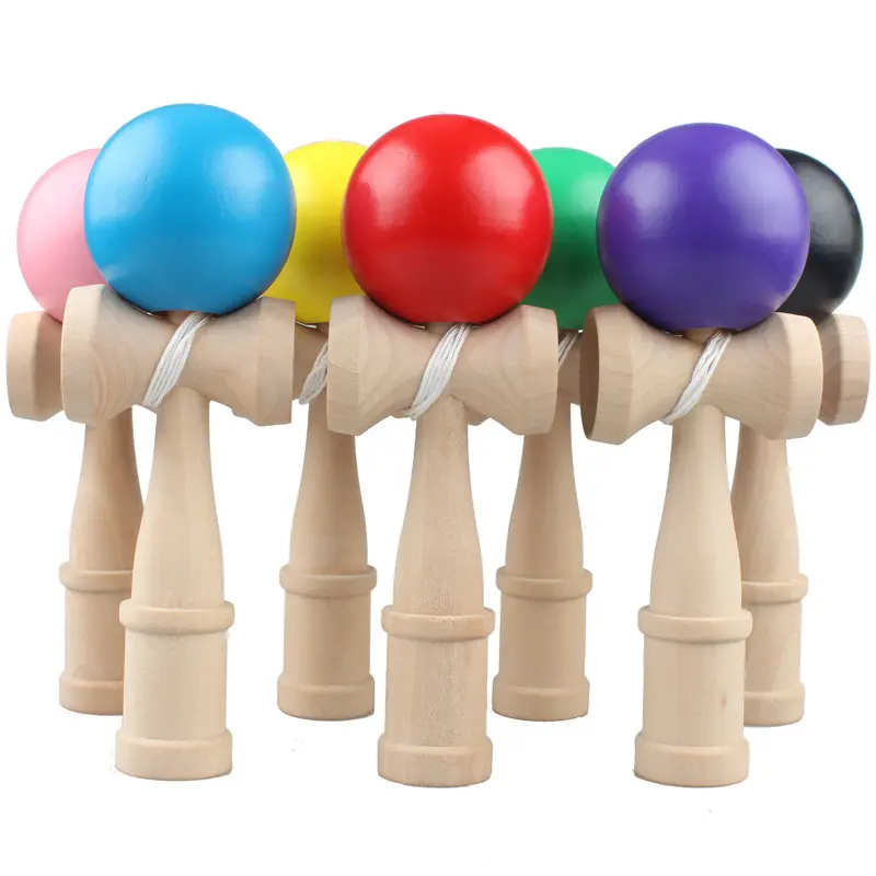 Alta qualidade Sólida Madeira Kendama Bolas brinquedo Popular Kendama Bolas Fabricante