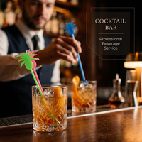 Agitateurs à cocktail en plastique transparents, robustes et jetables, les plus vendus, de haute qualité, pour clubs, intérieurs et cafés