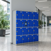 Casier de bureau électronique sans clé, anti-rouille, étanche en ABS, design démontable, moulé, pour vestiaire et buanderie