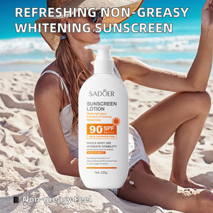 Hot Refreshing Non Greasy Isolating Whitening Anti Ultraviolet Anti-Aging Mineral All-purpose <b>Sunscreen</b> Body Cream - Product Image 2