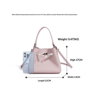 2026 Winter 2025 Stylish Fashion Niche Genuine Leather <strong>Bucket</strong> <strong>Bag</strong> <strong>Handbag</strong> Mother <strong>Bag</strong> Retro All-match Crossbody <strong>Bag</strong> - Product Image 4