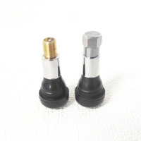 Valve de pneu sans chambre à air Toolon New Solid Tire TR413C BR en laiton pour moto