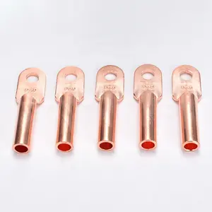 High Quality DT Solder Copper Lug DT10-DT800 since 1989 Oil-Plugging Power Cable Terminal Lugs with 99.9% Copper