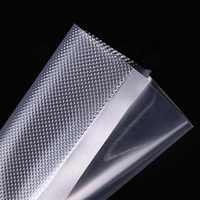 Sacs sous vide texturés de scellage en plastique transparent de qualité alimentaire en nylon sur rouleaux pochette d'emballage sac en rouleau en relief pour emballage alimentaire