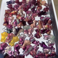 Statuettes en cristal minuscules artisanat folklorique guérison arc-en-ciel Fluorite licorne pour Souvenirs de mariage