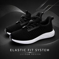 Chaussures de course unisexes à coussin magnétique, respirantes, avec empeigne en mesh solide, légères et amortissantes
