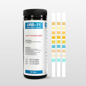 Système d'analyse urinaire personnalisable URS-<span class=keywords><strong>11</strong></span> à <span class=keywords><strong>11</strong></span> paramètres, bandelettes de <span class=keywords><strong>test</strong></span> certifiées CEISO13485 pour usage hospitalier - Product Image 2