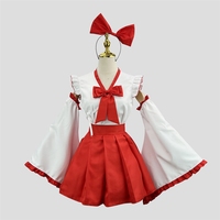 Costume de danse Miko de style japonais original, pour performance COSPLAY, Miko grande taille pour Halloween